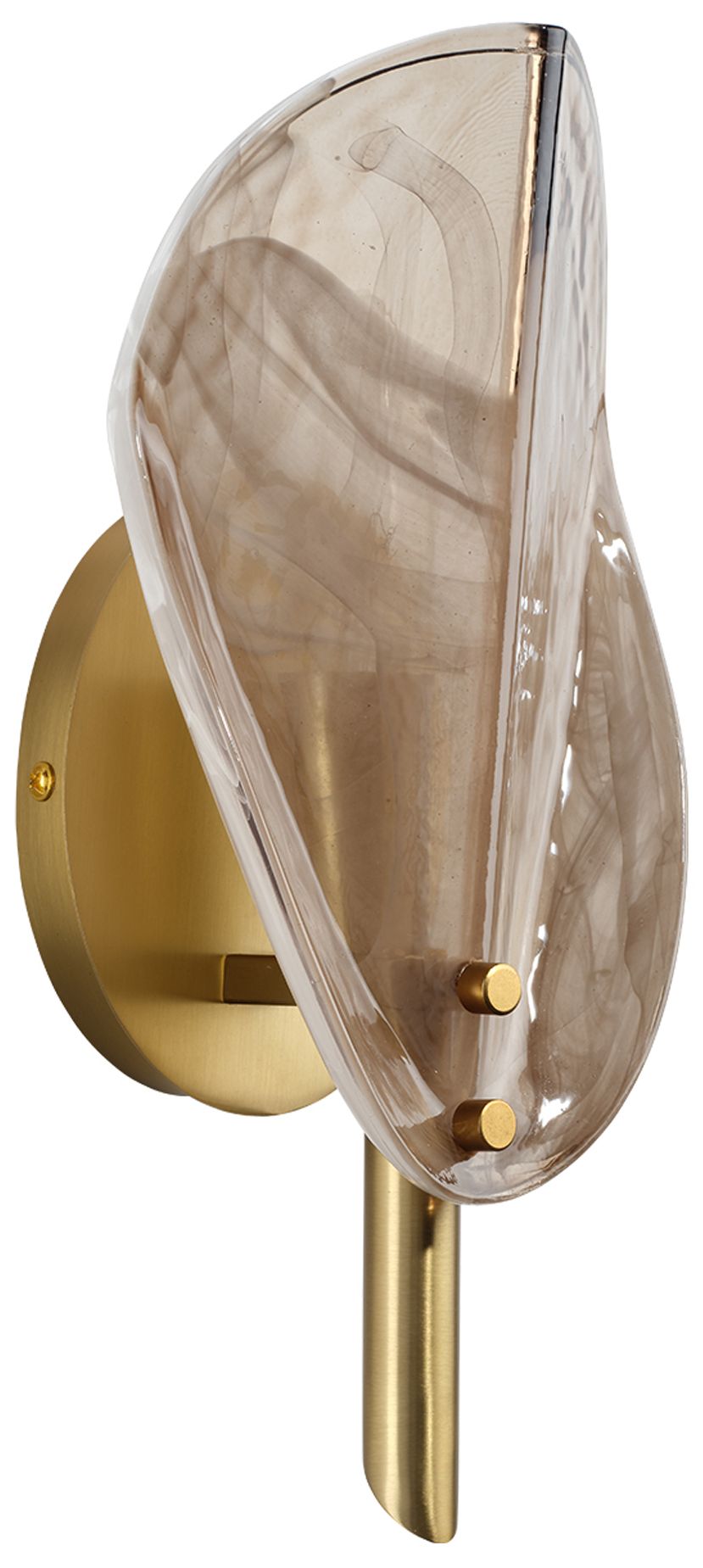 Image 6 Jamie Young Magnolia 1-Light Wall Sconce 11.5" in Taupe more views