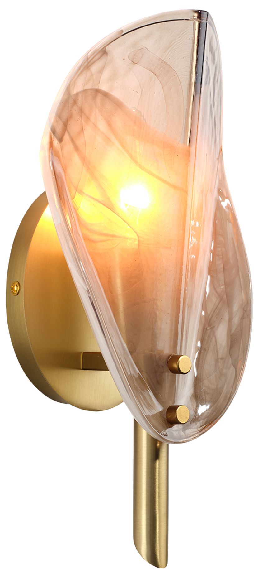 Image 7 Jamie Young Magnolia 1-Light Wall Sconce 11.5" in Taupe more views