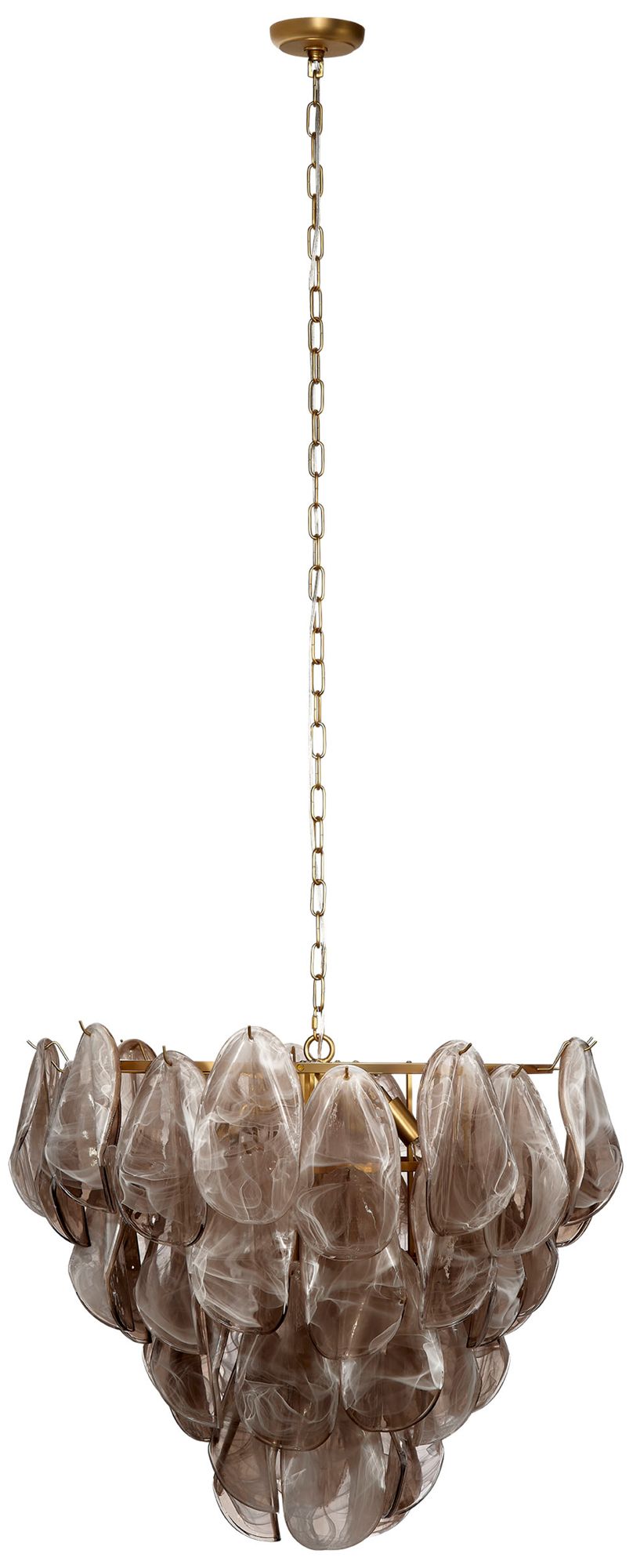 Image 7 Jamie Young Magnolia 10-Light Quartz Glass Chandelier more views