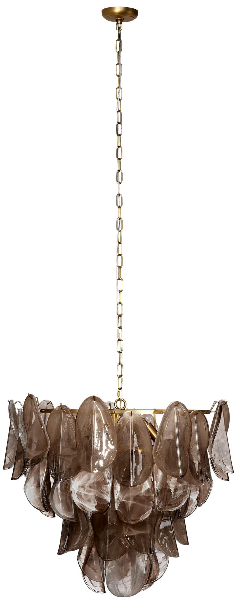 Jamie Young Magnolia 10-Light Quartz Glass Chandelier