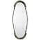 Jamie Young Margaux Silver 17" x 45" Oval Wall Mirror