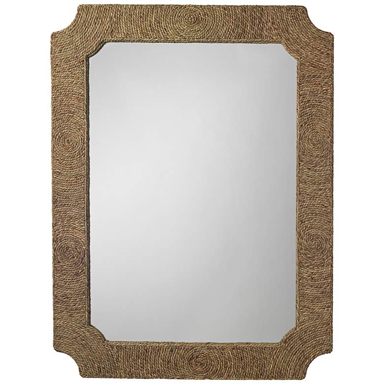 Image 1 Jamie Young Marina Seagrass 36 inch x 48 inch Wall Mirror