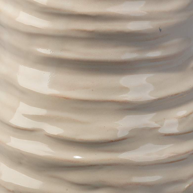 Image 2 Jamie Young Marine 15 1/2" High Pearl Blue Decorative Vase more views