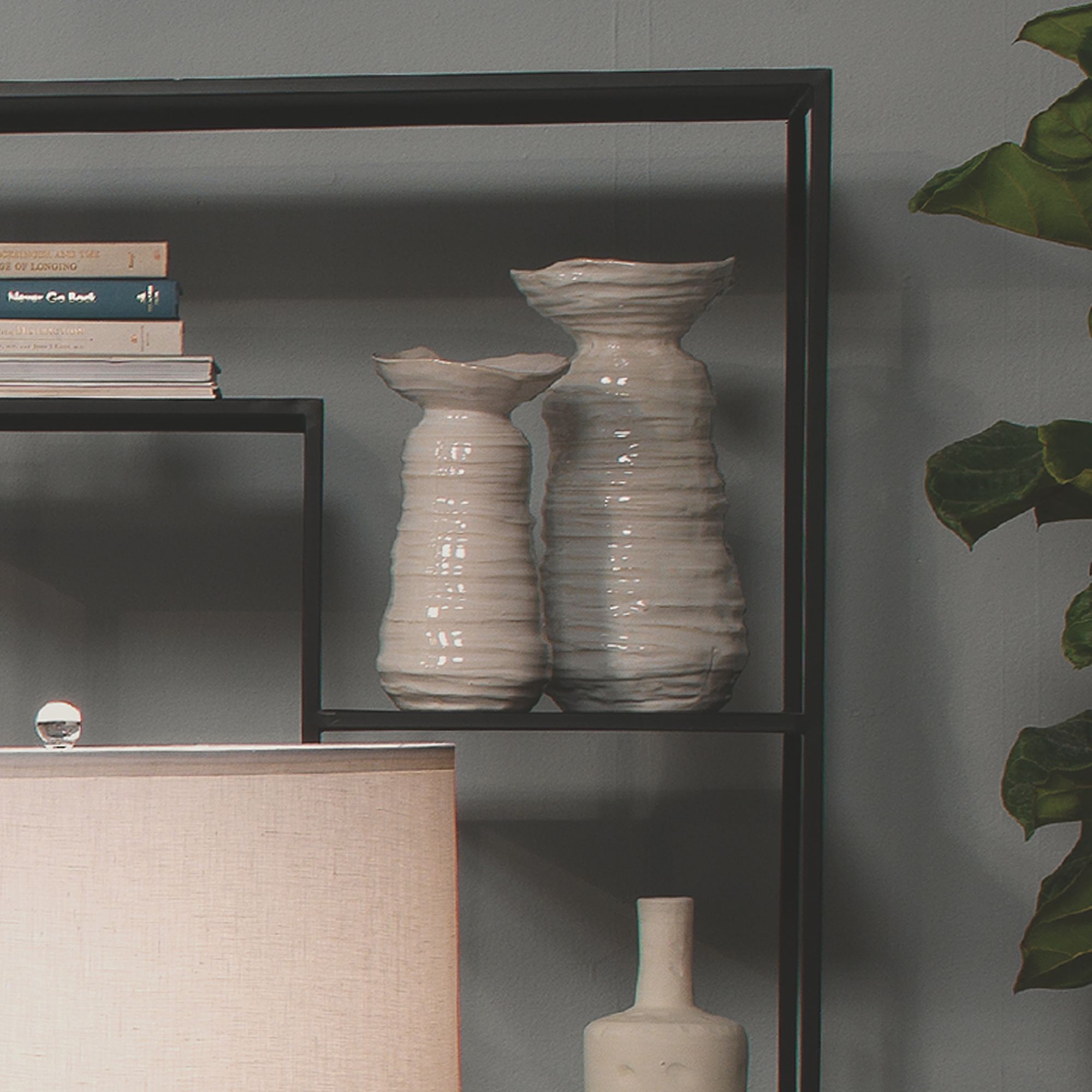 Image 3 Jamie Young Marine 15 1/2" High Pearl White Decorative Vase more views