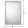 2_Jamie Young Marmont Mother of Pearl 26" x 38" Rectangle Wall Mirror more views