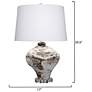 3_Jamie Young Maurice Ceramic Table Lamp with Linen Shade more views