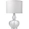 Jamie Young Maxine Clear Shimmer Glass Table Lamp