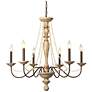 5_Jamie Young Maybel 6-Light Iron and Wood Chandelier more views