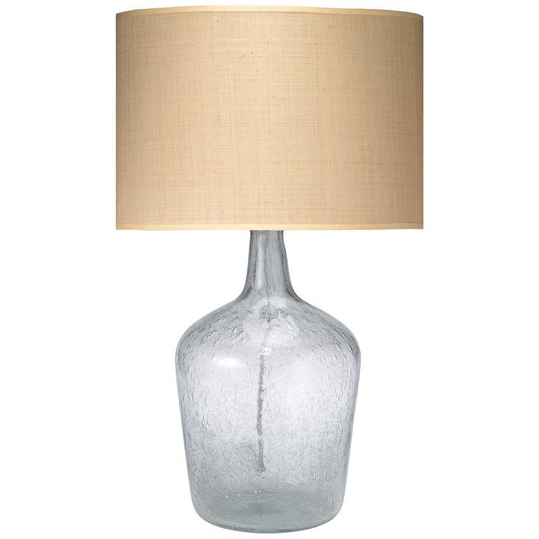 Image 1 Jamie Young Medium Clear Glass Plum Jar Table Lamp