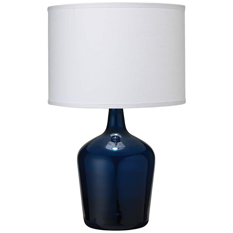 Image 1 Jamie Young Medium Plum Jar Navy Table Lamp