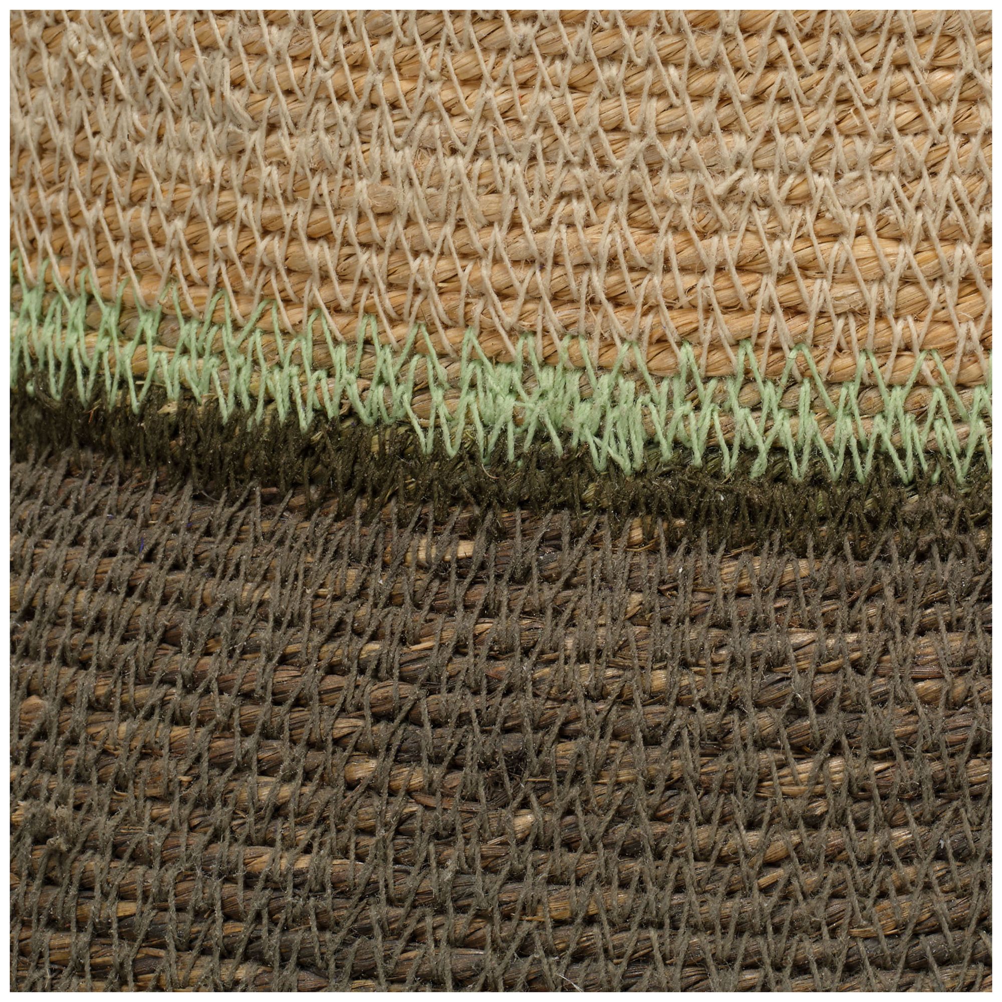 Image 2 Jamie Young Medium Seagrass Beetle Basket 20" in Green more views
