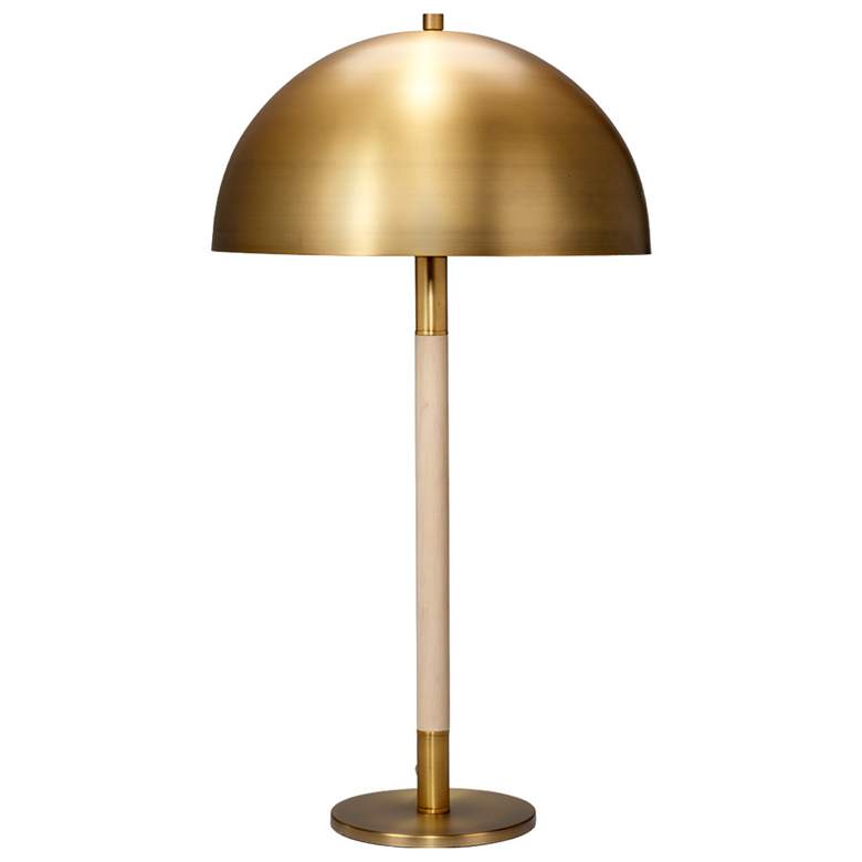 Image 1 Jamie Young Merlin Wood and Metal Table Lamp