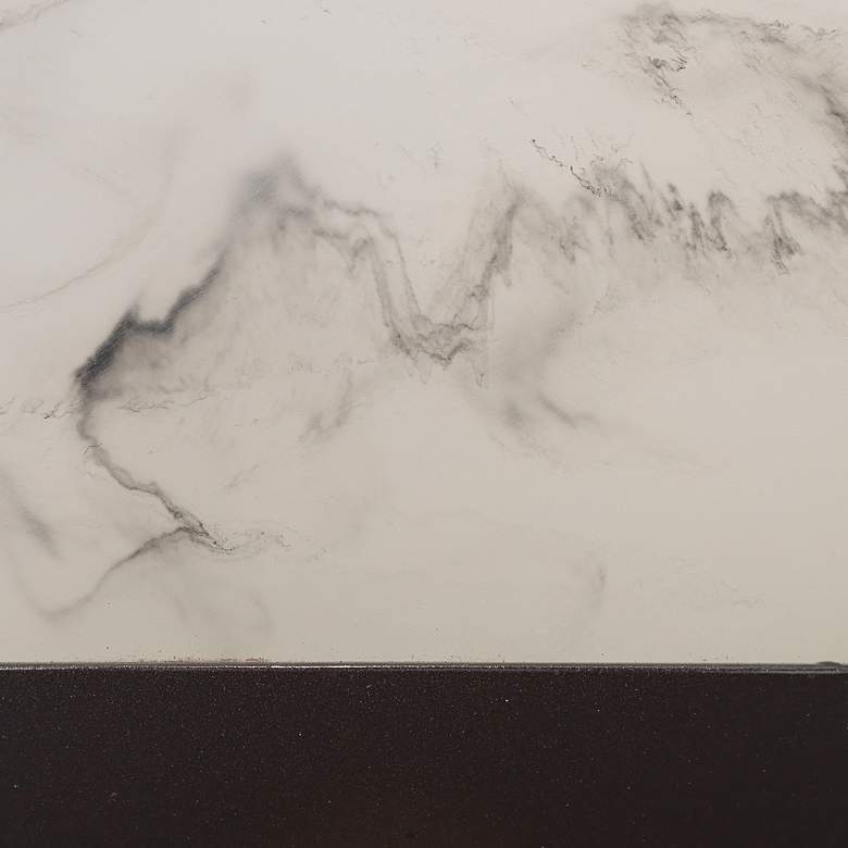 Image 5 Jamie Young Metro 12" High Oil Rubbed Bronze Alabaster Wall Sconce more views