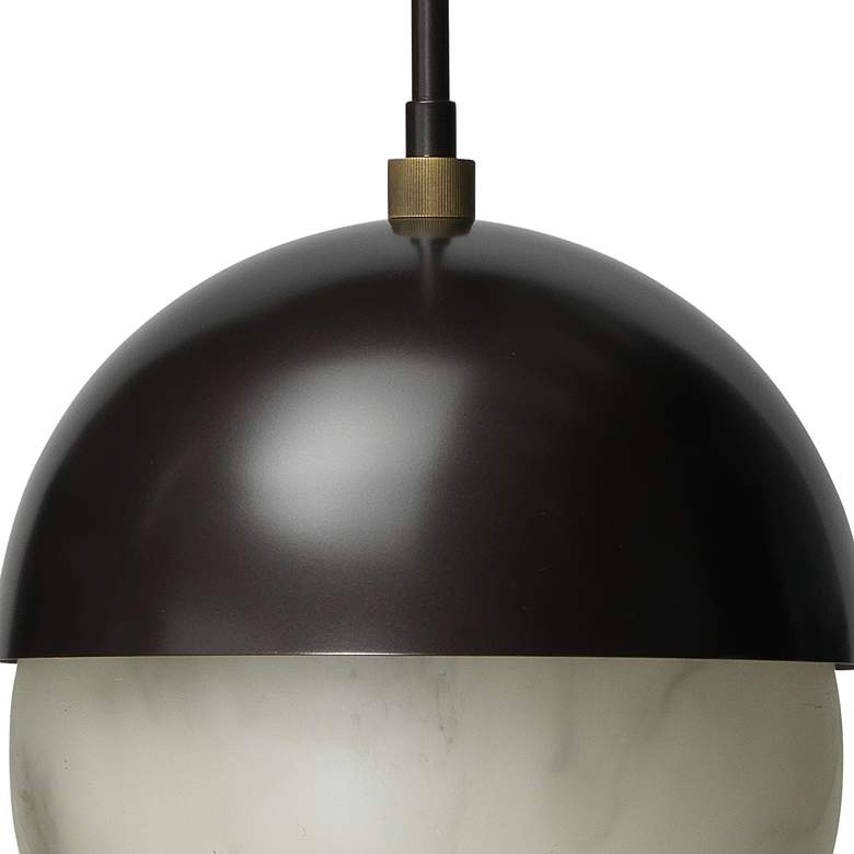 Image 4 Jamie Young Metro 7"W Oil-Rubbed Bronze Metal Mini Pendant more views