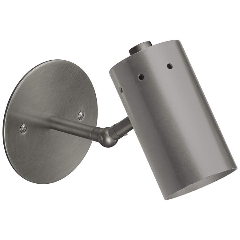 Image 1 Jamie Young Milano 4 1/2"H Gun Metal Adjustable Wall Sconce