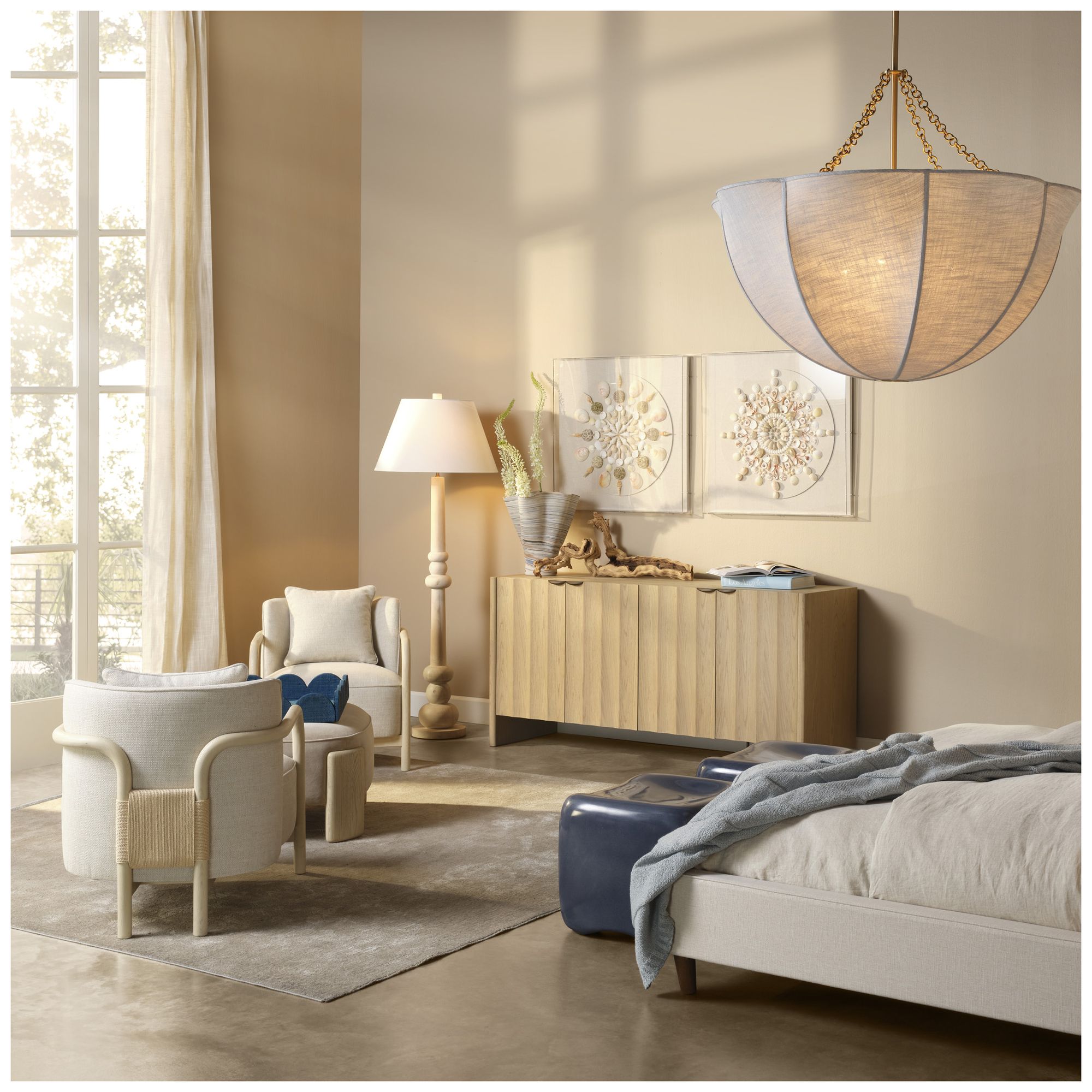 Image 5 Jamie Young Miramar Wall Art 30" in Natural more views