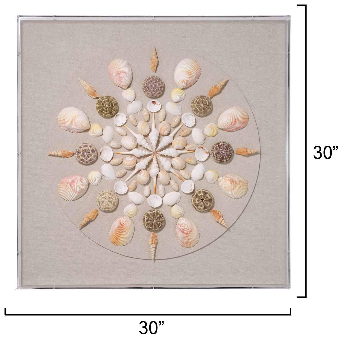 Image 6 Jamie Young Miramar Wall Art 30" in Natural more views