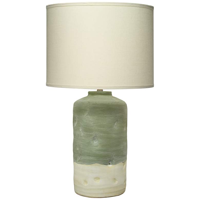 Image 1 Jamie Young Mohave Pistachio Green and White Table Lamp