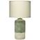 Jamie Young Mohave Pistachio Green and White Table Lamp