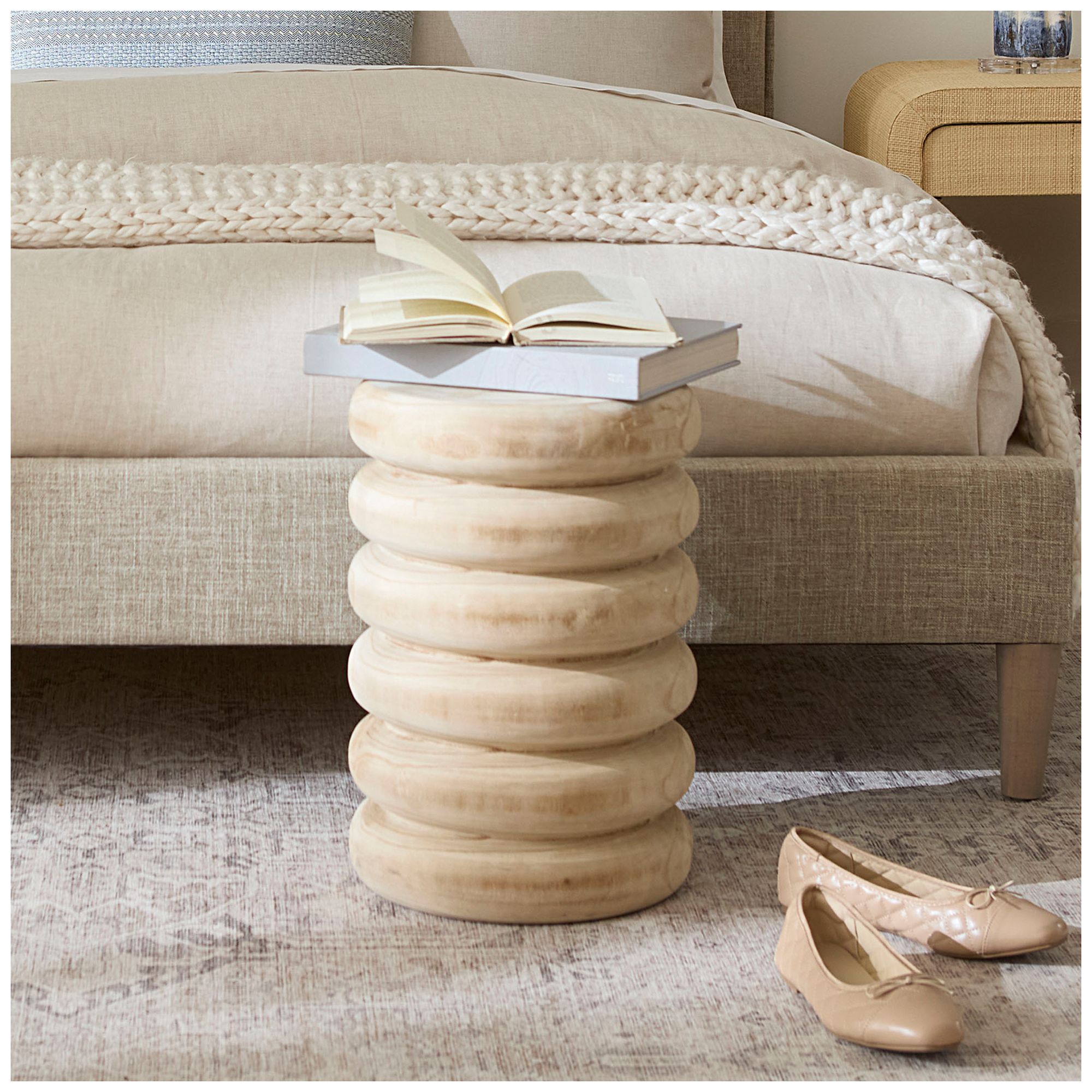 Image 5 Jamie Young Mojave Wood Side Table more views