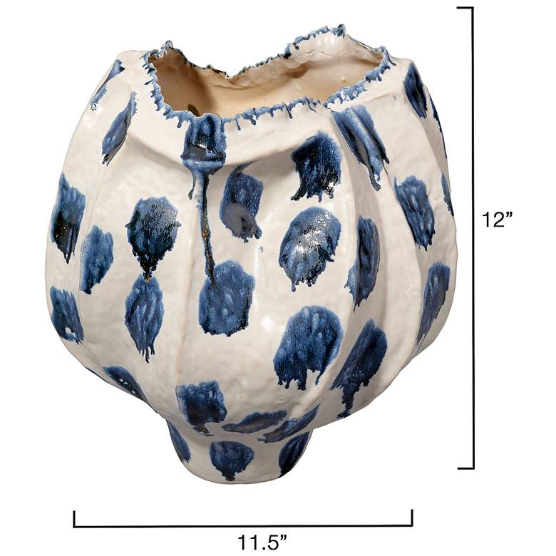 Image 3 Jamie Young Monet Wide Ceramic Decorative Vase more views
