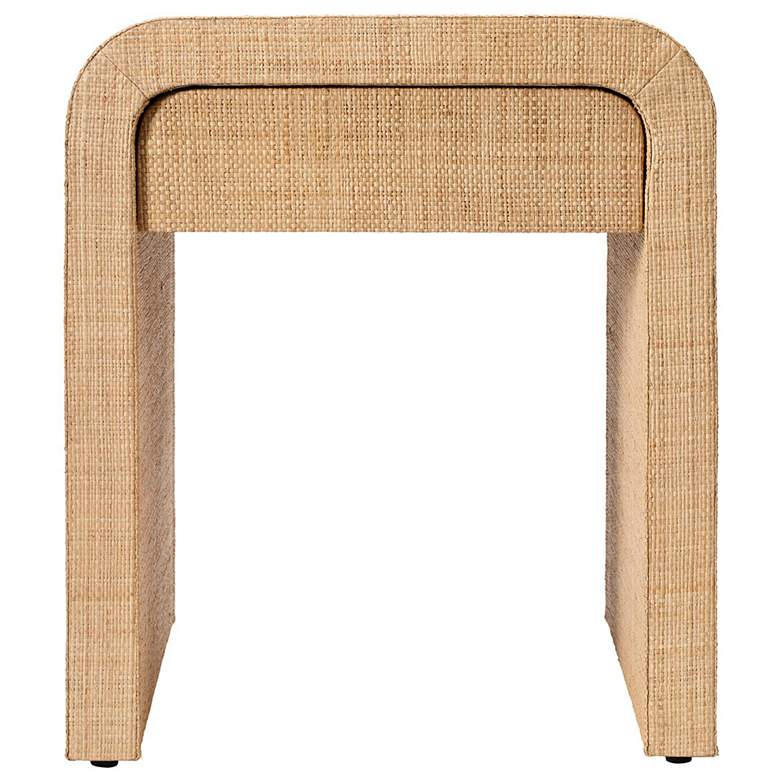 Image 1 Jamie Young Montecito 1-Drawer Raffia Side Table