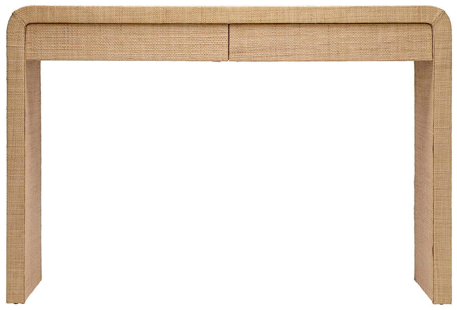 Image 2 Jamie Young Montecito 2-Drawer Raffia Console Table
