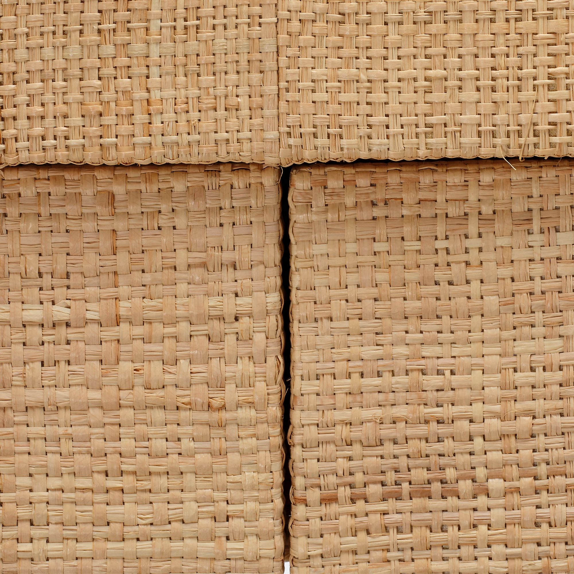 Image 4 Jamie Young Montecito 2-Drawer Raffia Console Table more views