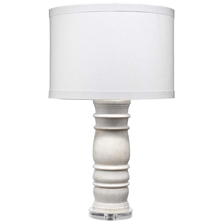 Image 1 Jamie Young Monument White Marble Table Lamp