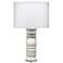 Jamie Young Monument White Marble Table Lamp