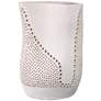 Jamie Young Moonrise 12 1/4"H Matte White Decorative Vase