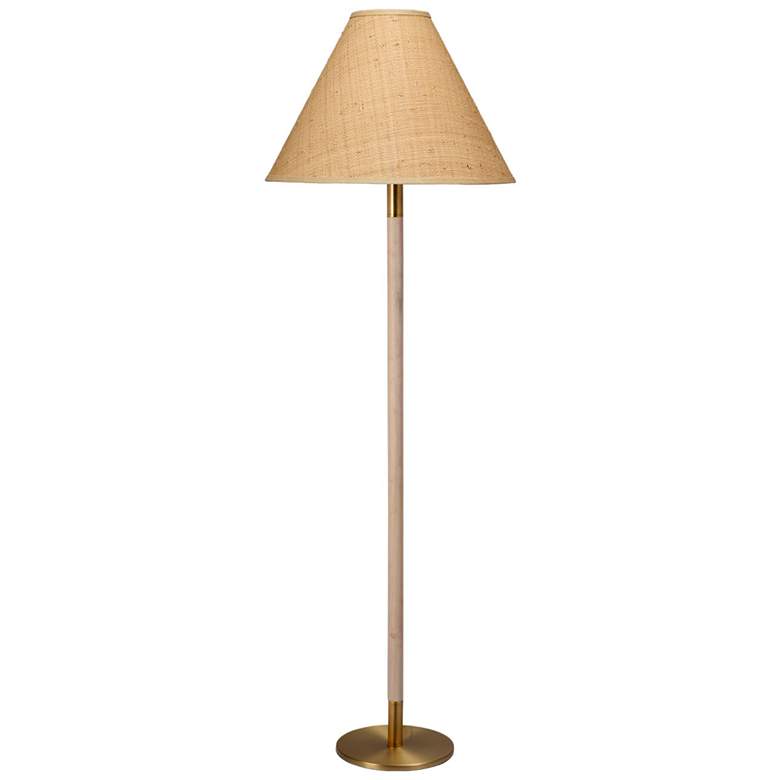 Image 1 Jamie Young Morgana 64.5" High Modern Metal and Wood Floor Lamp