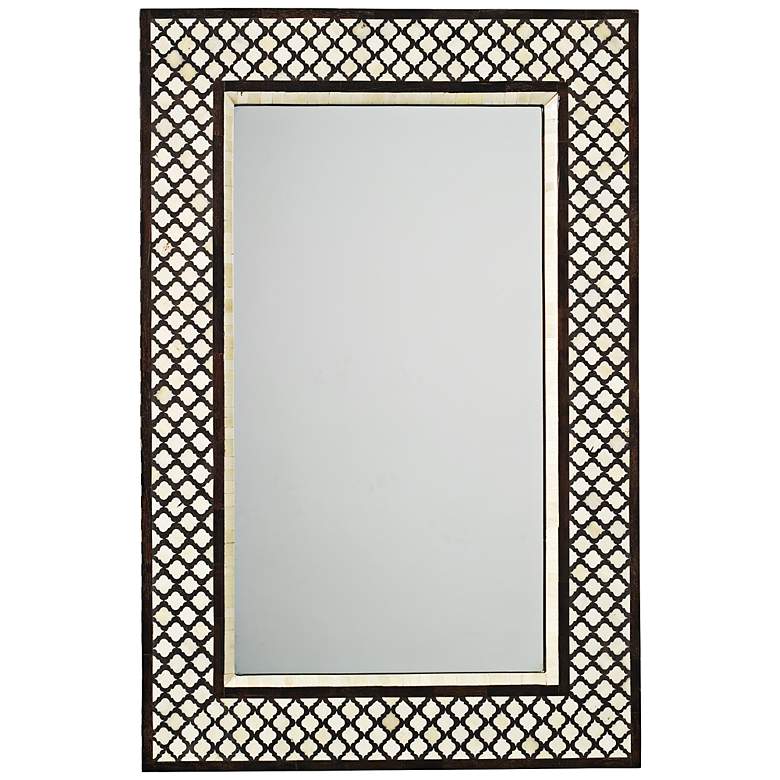 Image 1 Jamie Young Mughal 24 inch x 36 inch Rectangle Wall Mirror
