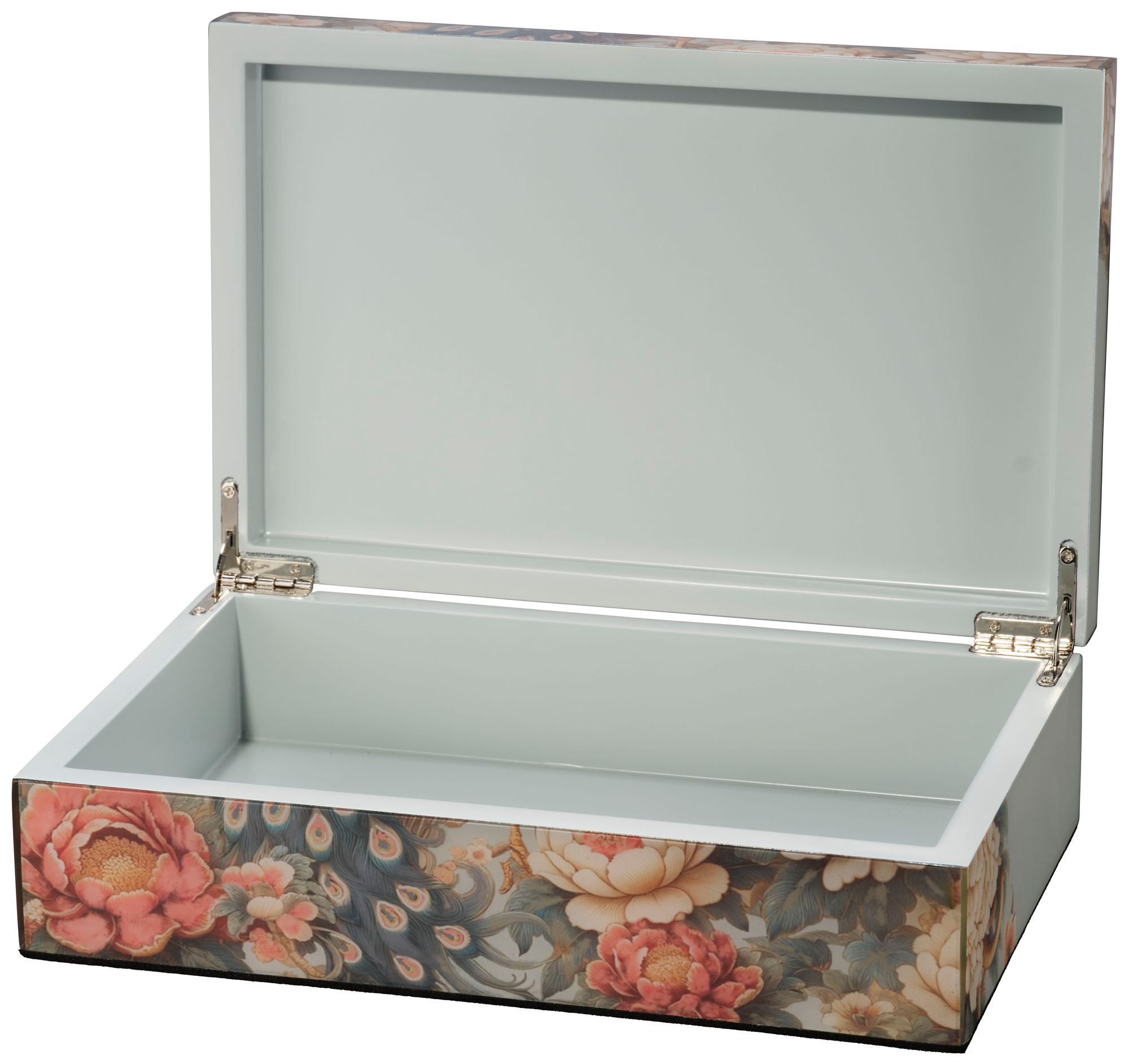 Image 4 Jamie Young Mural Decorative Lacquered Box 3" more views