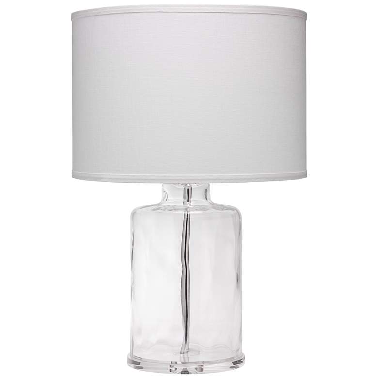 Image 2 Jamie Young Napa 25" Clear Hammered Glass Jug Table Lamp