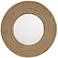 Jamie Young Natural Jute 24" Round Wall Mirror