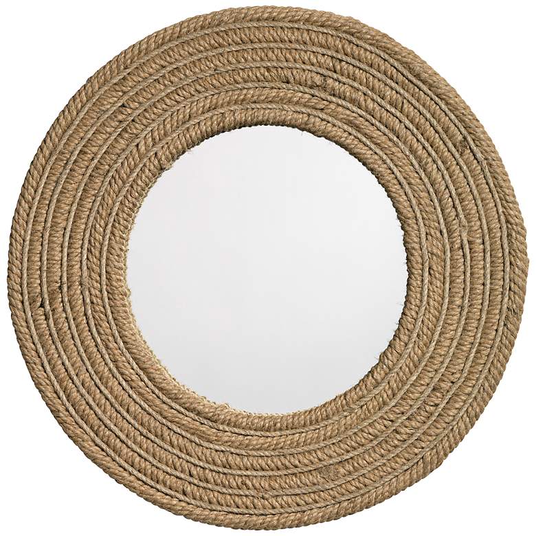 Image 1 Jamie Young Natural Jute 24 inch Round Wall Mirror