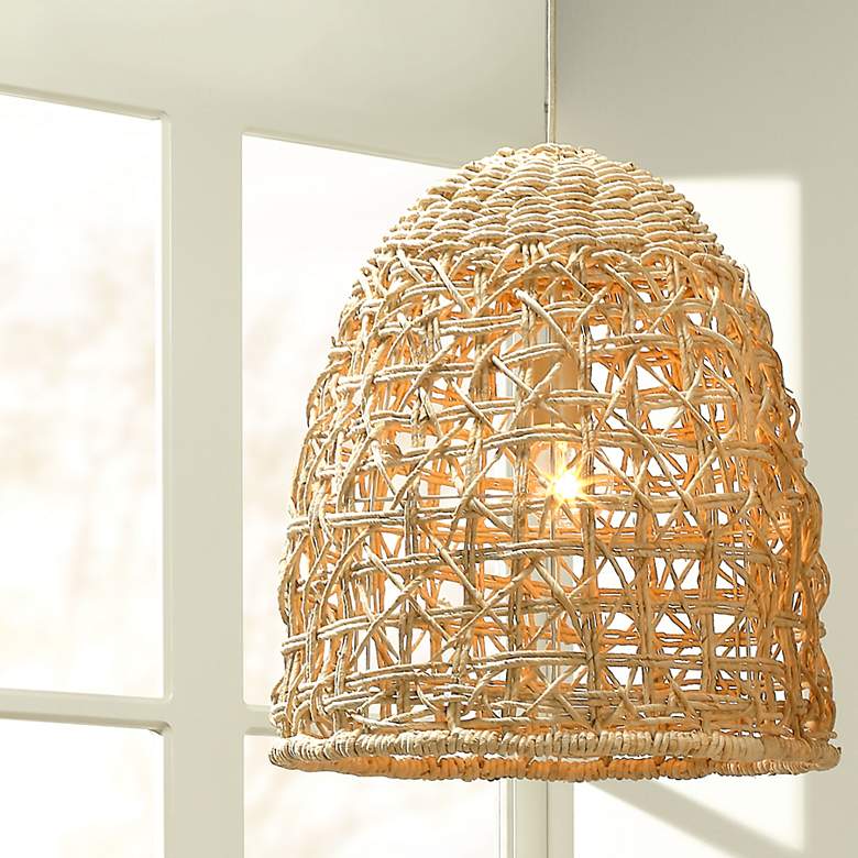 Image 1 Jamie Young Netted Rope 1-Light Pendant