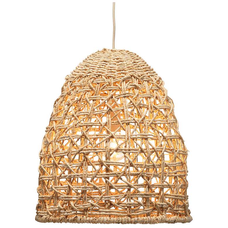 Image 7 Jamie Young Netted Rope 1-Light Pendant more views