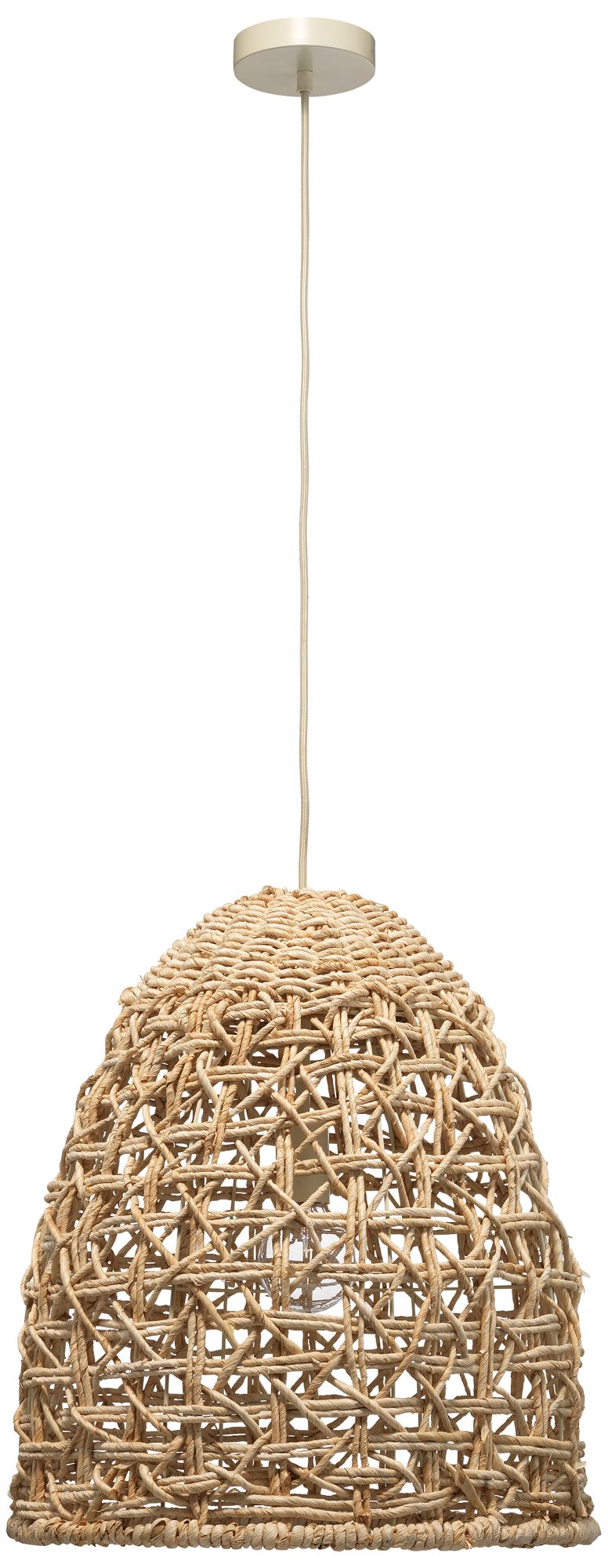 Jamie Young Netted Rope 1-Light Pendant