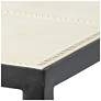 4_Jamie Young Nevado Off White Leather and Black Steel Side Table more views
