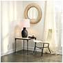 5_Jamie Young Nevado Off White Leather and Black Steel Side Table more views