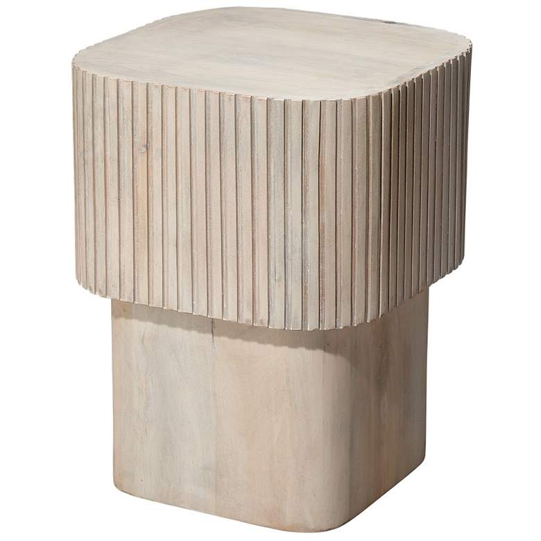 Image 1 Jamie Young Notch Mango Wood Square Table