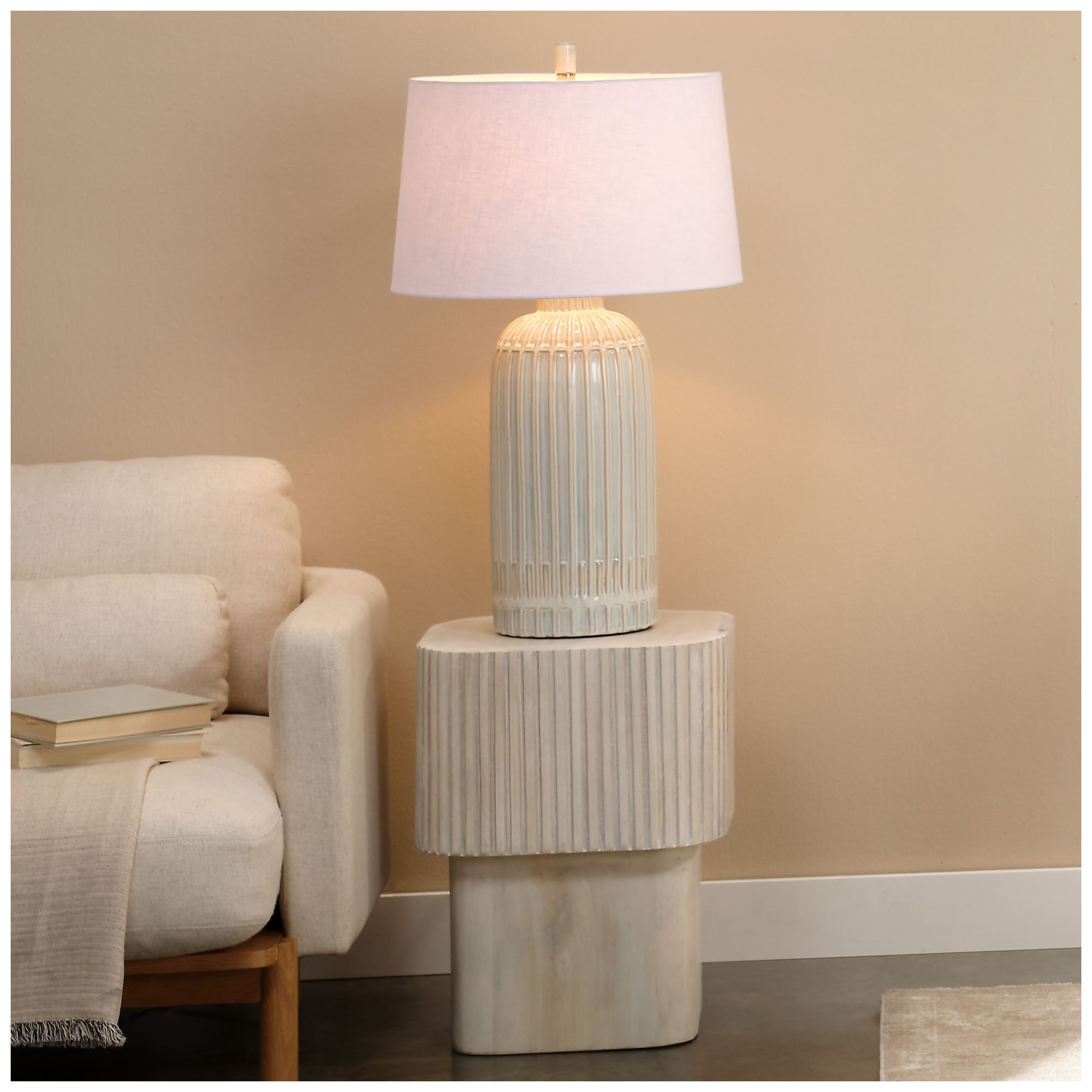 Image 2 Jamie Young Notch Mango Wood Square Table more views