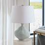 1_Jamie Young Oasis Table Lamp with White Linen Shade