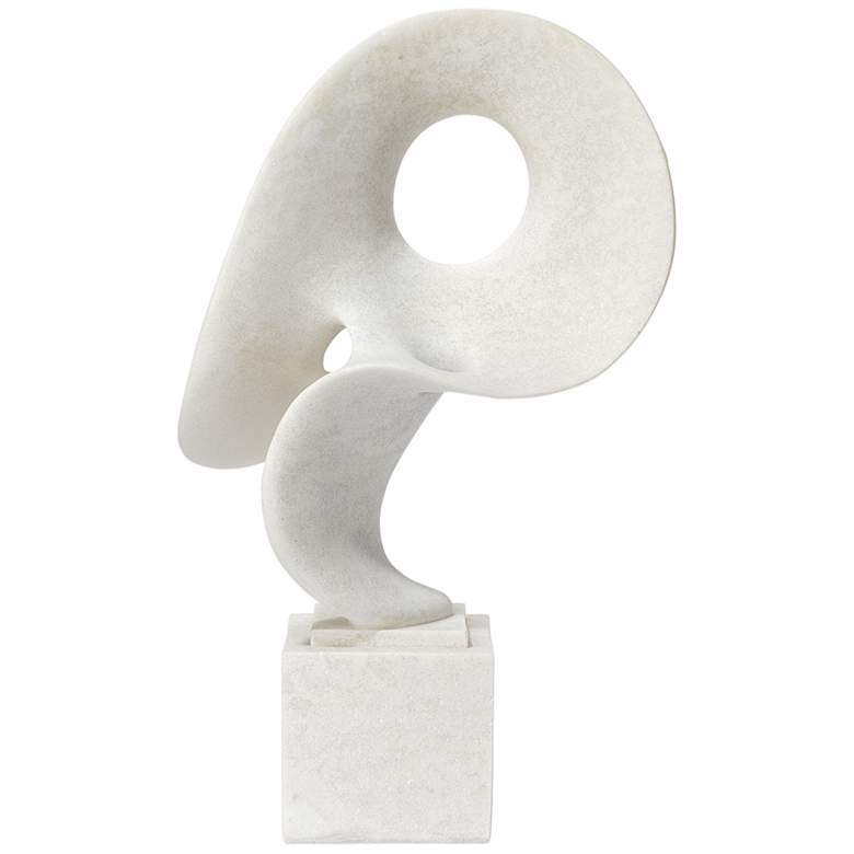 Jamie Young Obscure 20&quot; High White Decorative Sculpture