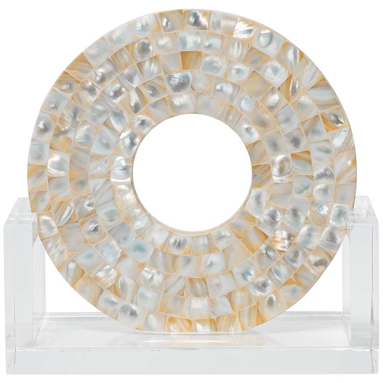 Jamie Young Odyssey 9&quot; High Mother of Pearl Sculpture