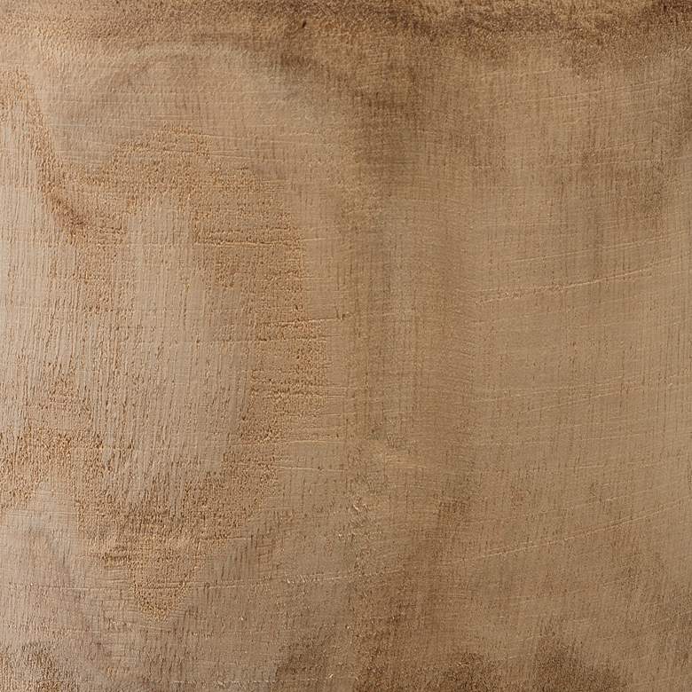 Image 2 Jamie Young Ojai 17" High Natural Wooden Decorative Vase more views