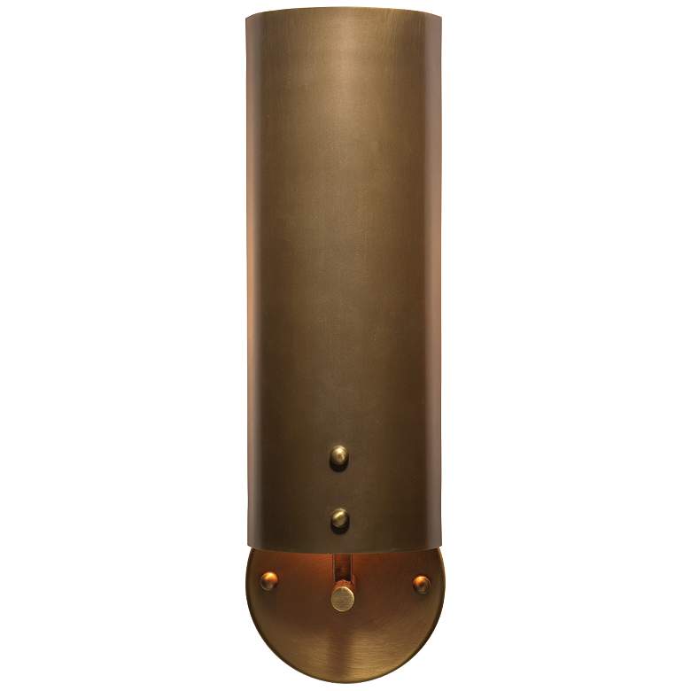 Image 1 Jamie Young Olympic 15 1/2" High Antique Brass Wall Sconce