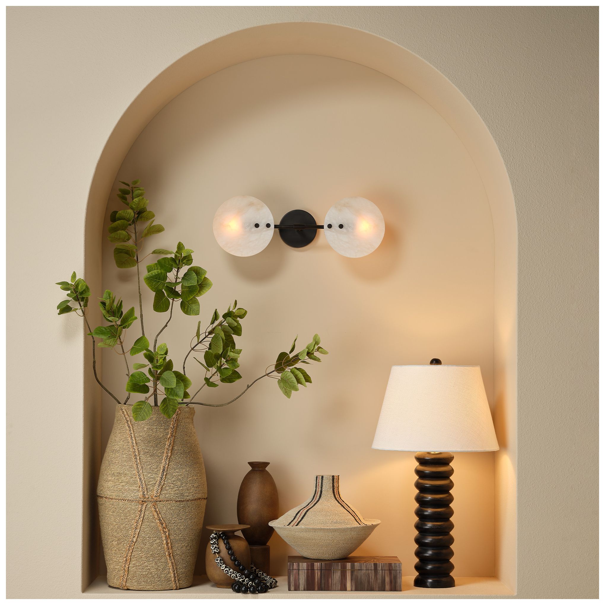 Image 7 Jamie Young Oracle Alabaster Sconce more views